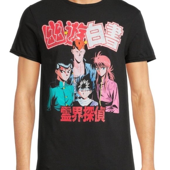 Yu Yu Hakusho Men's 3XL Shirt, Black, New, Anime - Picture 1 of 5
